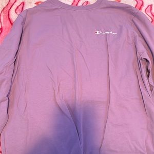 Champion long sleeve shirt purple